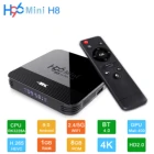совершенно новый H96 MINI H8 Android 9.0 интеллектуальный IP телевизионный ящик двойной Wifi 2GB 16GB 2.4  5.0G BT4.0 Youtube Google Media Player H96MINI H8