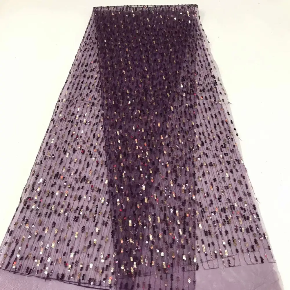 Новейшая зеленая африканская блестящая Тонкая ажурная ткань кружевная с