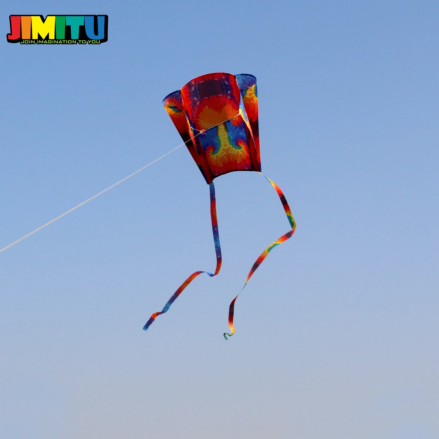 Цветной воздушный змей с хвостами 200 см 30 м летающая линия открытый мягкий