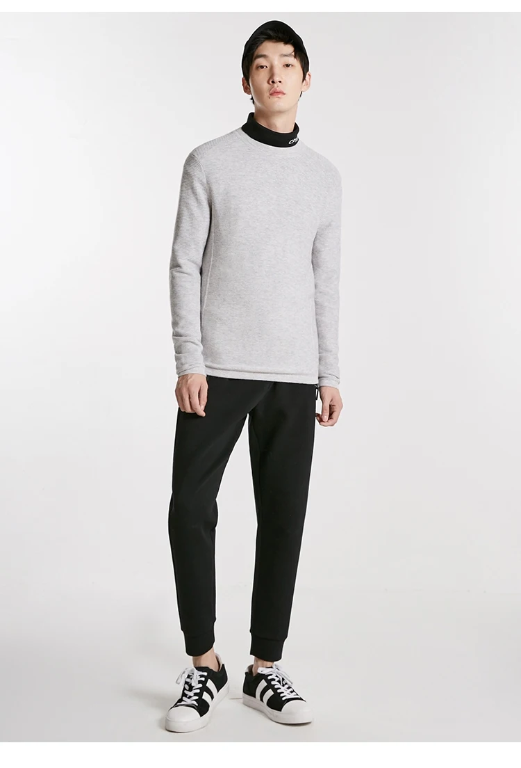 JackJones зимний мужской свитер из шерсти с круглым вырезом 218424515