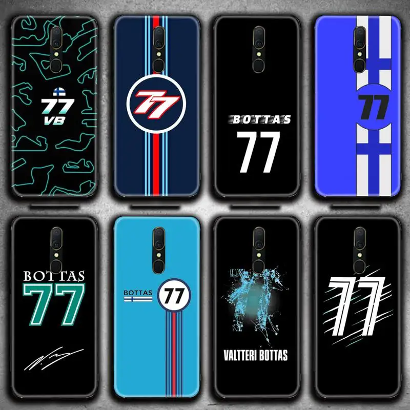 Формула 1 F1 Racer Bottas 77 чехол для телефона Oppo A5 A9 2020 Reno2 z Renoace 3pro A73S A71 F11|Бамперы| |