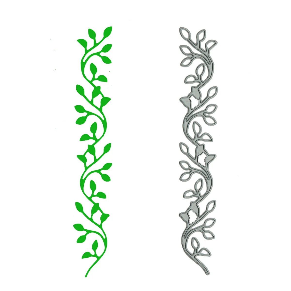 

Long Narrow Vine Grass Pattern Scrapbooking Metal Cutting Dies For Handcraft Album Card Edge Decorative Craft Paper Cutter