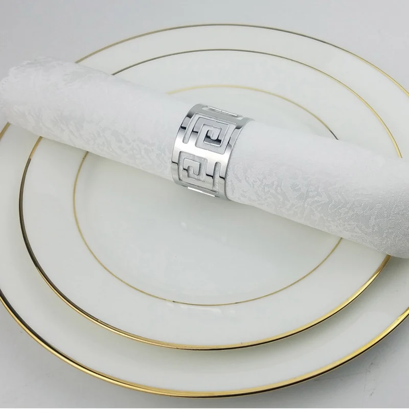 Бытовые выразительные открытые изысканные украшения стола портативные кольца