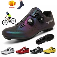 cycling shoes men road bicycle sneakers luminous outdoor sport ultralight sapatilha ciclismo hombre self locking spd bike shoes