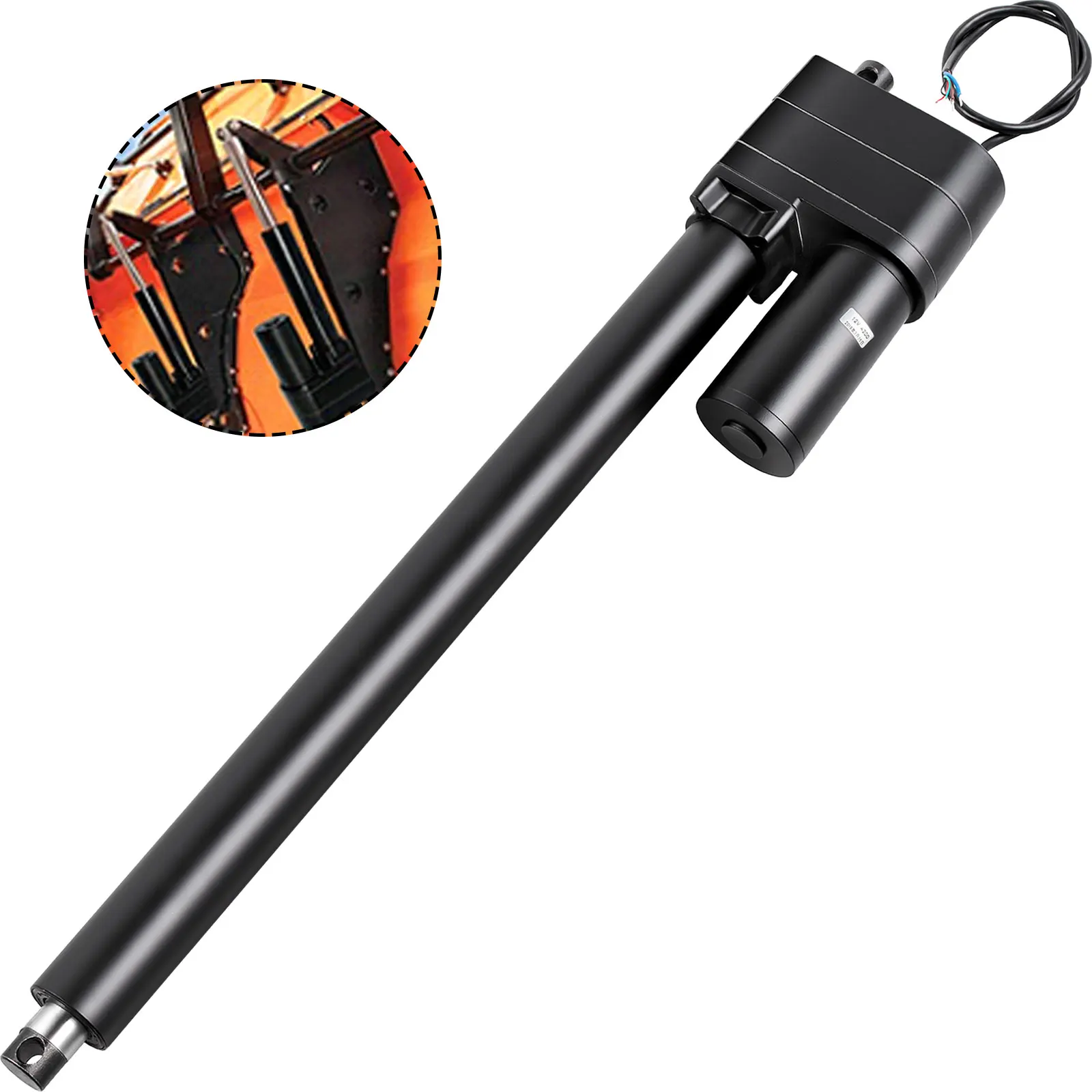 

VEVOR Heavy Duty 12V Electric Linear Actuator 12 / 24" Stroke 2000 LBS Capacity W/ Built-in Limit Switch Used In Home Automation