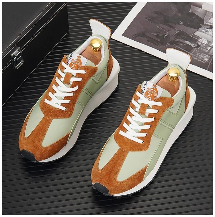 Harga Gelombang Korea Kulit Hip Hop Atasan Tinggi Pria Sepatu Bot Pergelangan Kaki Desainer Sneakers Sepatu Skateboard Flat Zapatillas Hombre