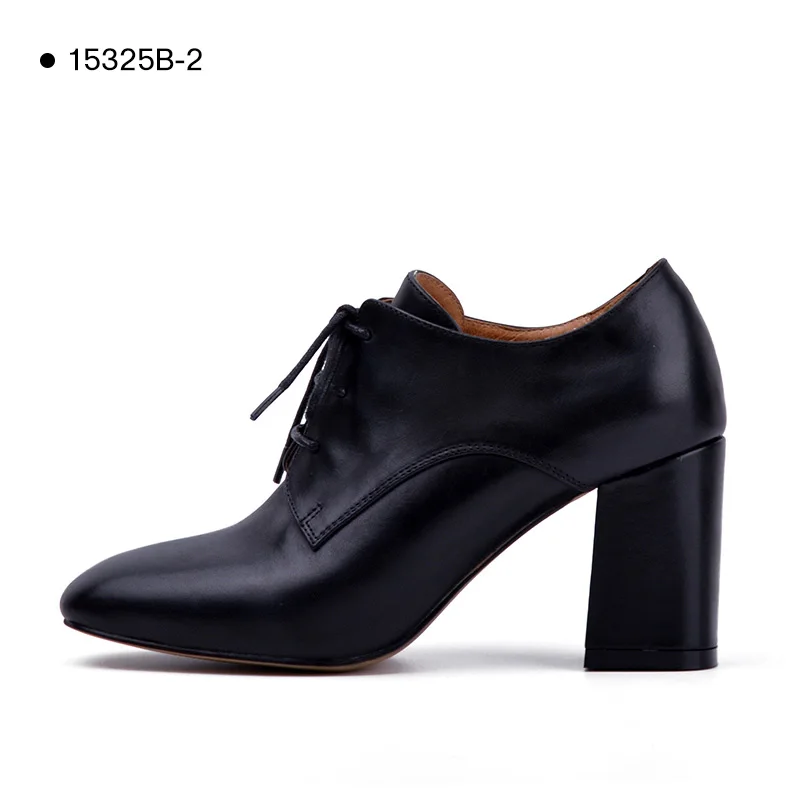 15325B-2-Black Распродажа; Donna-in; ботильоны для женщин из натуральной кожи на высоком каблуке; модные ботинки с острым носком; женская обувь; женские ботинки - Цвет: 15325B-2-Black