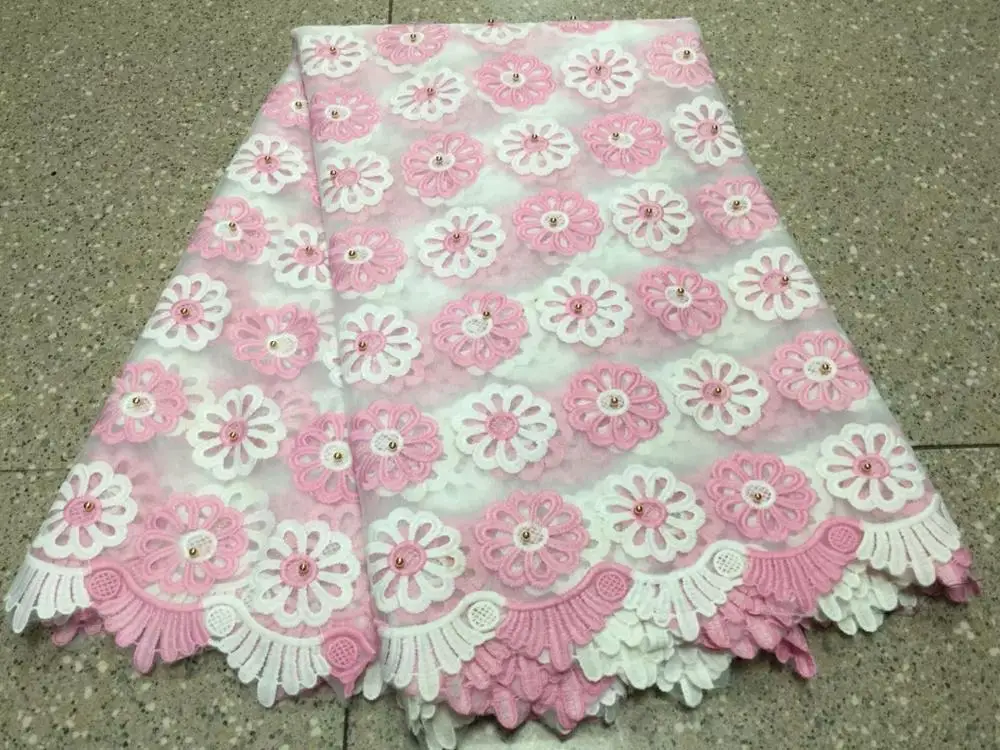 Последние королевские синие африканские кружевные ткани из бисера 2019 высокое