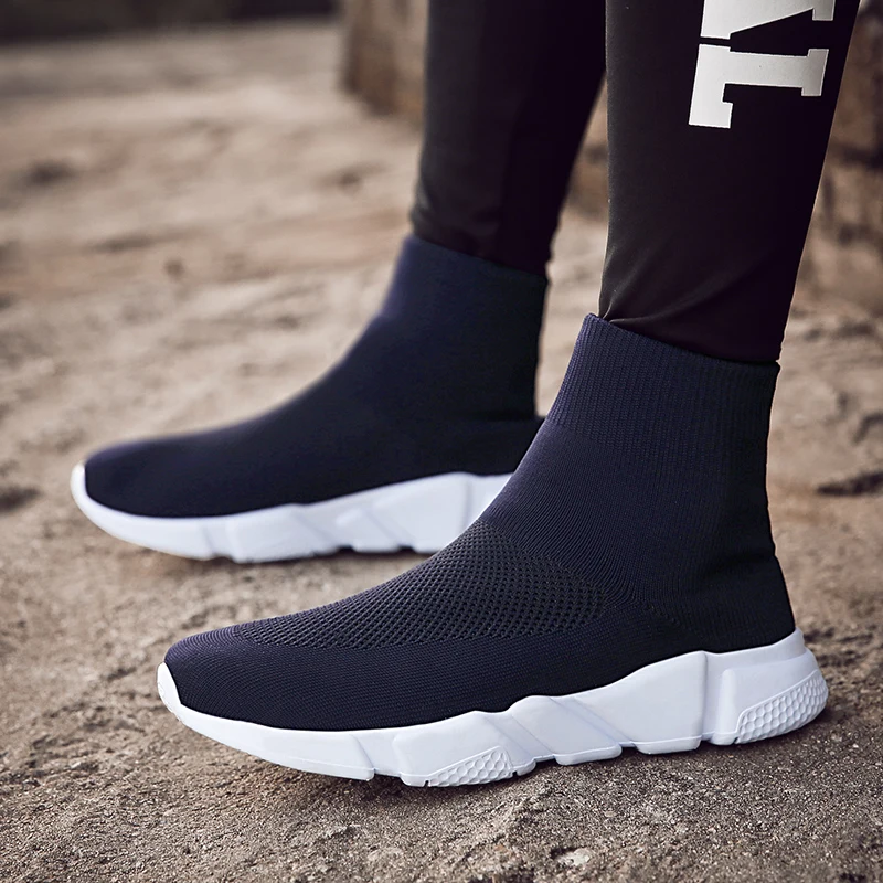 

Hot Men's High Top Casual Shoes man Breathable Comfortable Brand Trend Sneakers Footwear Male Adult Street Leisure Krasovki Men