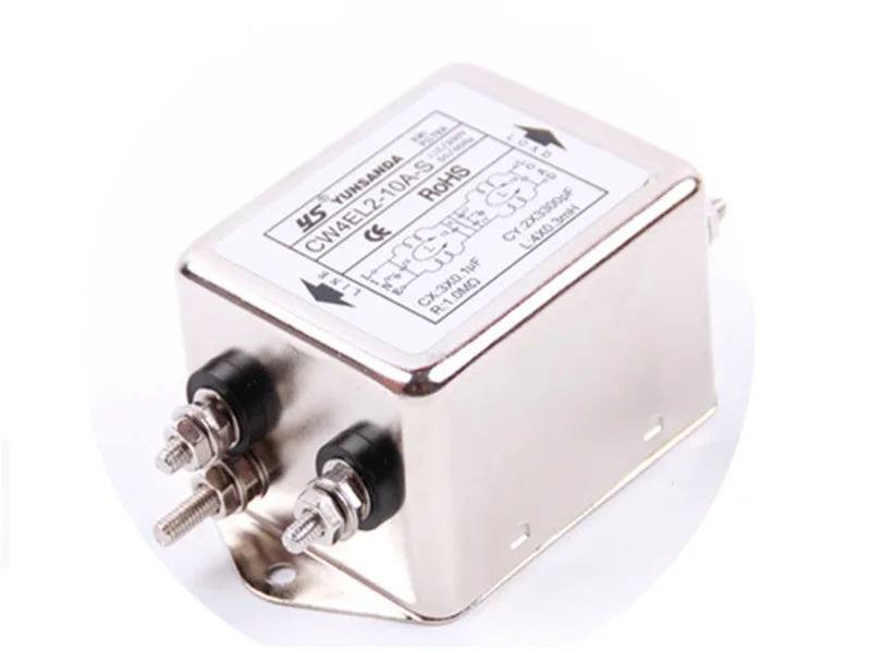 EMI сетевой фильтр CW4-20A/6A/10A/3A/30A-T Тип вставки 220 В