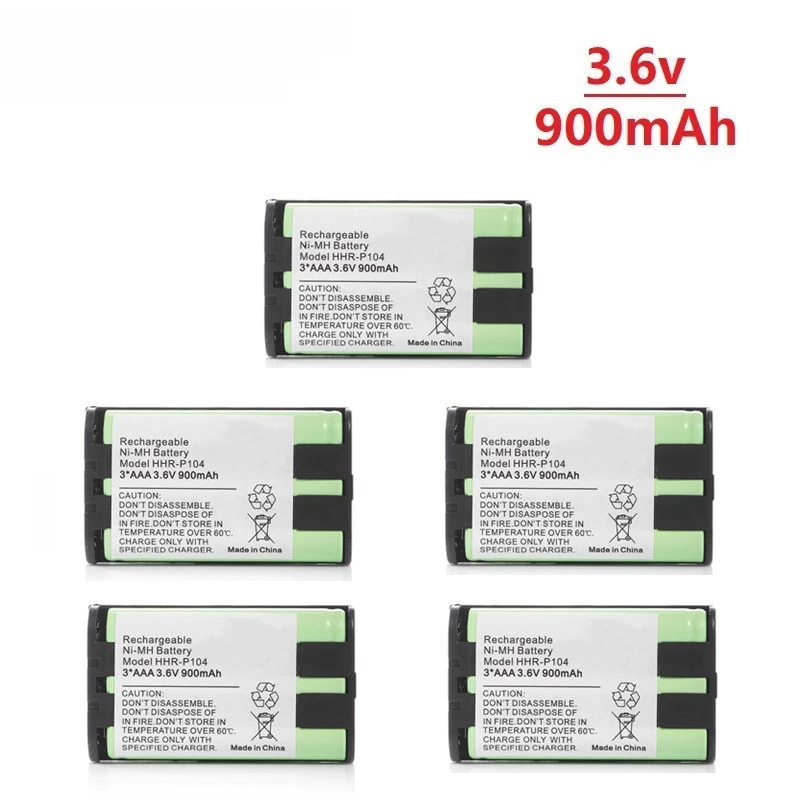 3 6 V 900 мА/ч домашний телефон Батарея для цифрового фотоаппарата Panasonic HHR P104 P104A/1B