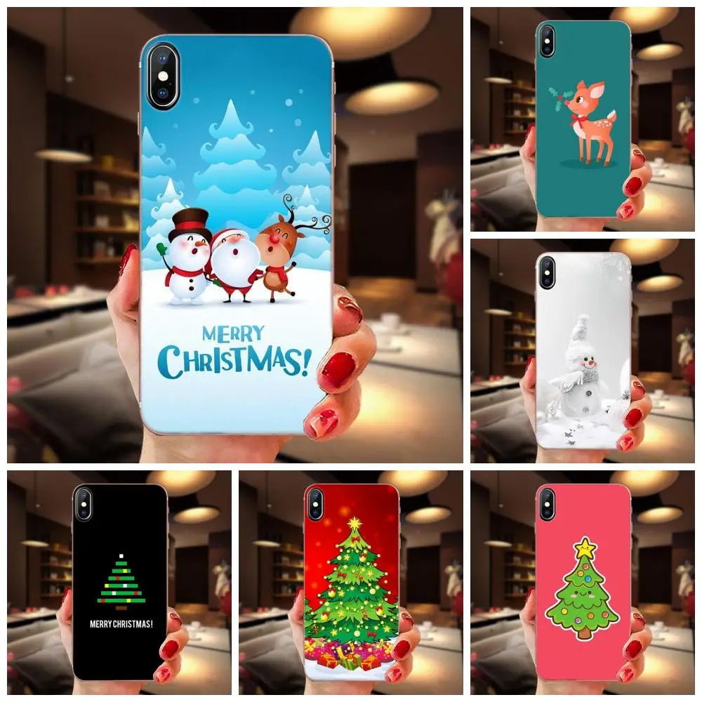 Рождественский олень подарок на Новый год мягкая милая кожа для Xiaomi Redmi Mi 4 7A 9T K20 CC9