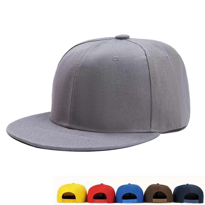Мужские и женские бейсболки Snapback однотонные Хлопковые европейский стиль