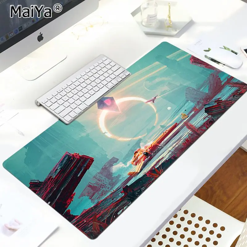 

MaiYa No Mans Sky Picture Laptop Gaming Mice Mousepad Comfort Mouse Mat Gaming Lockedge Mousepad