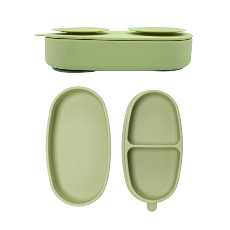Детские тренировочные кормления Еда чаша с крышкой BPA бесплатно посуда