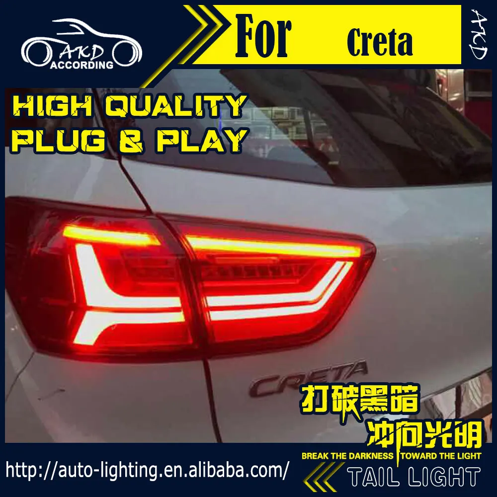 AKD автомобильный Стайлинг задний фонарь для Hyundai Creta задсветильник рь s IX25