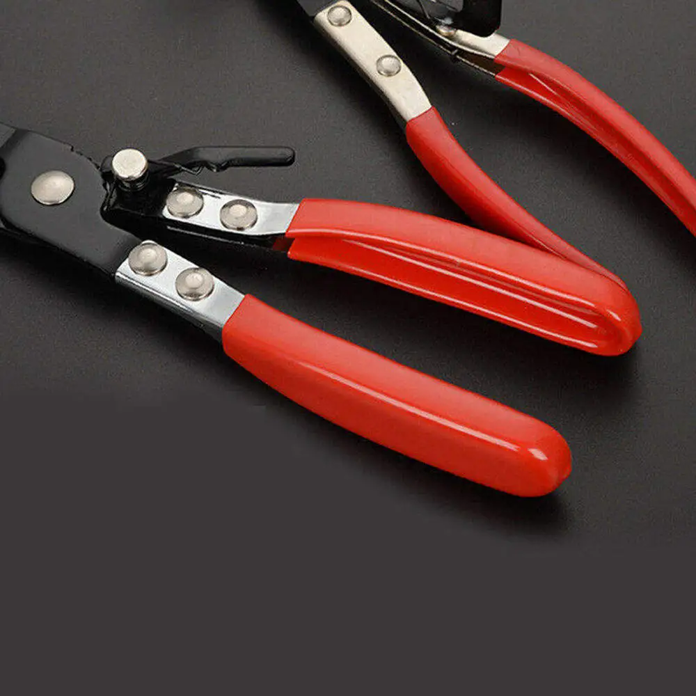 

2 Pcs Quality Wide Flat Band Hose Clamp Plier & Cross Slotted Pliers Metal