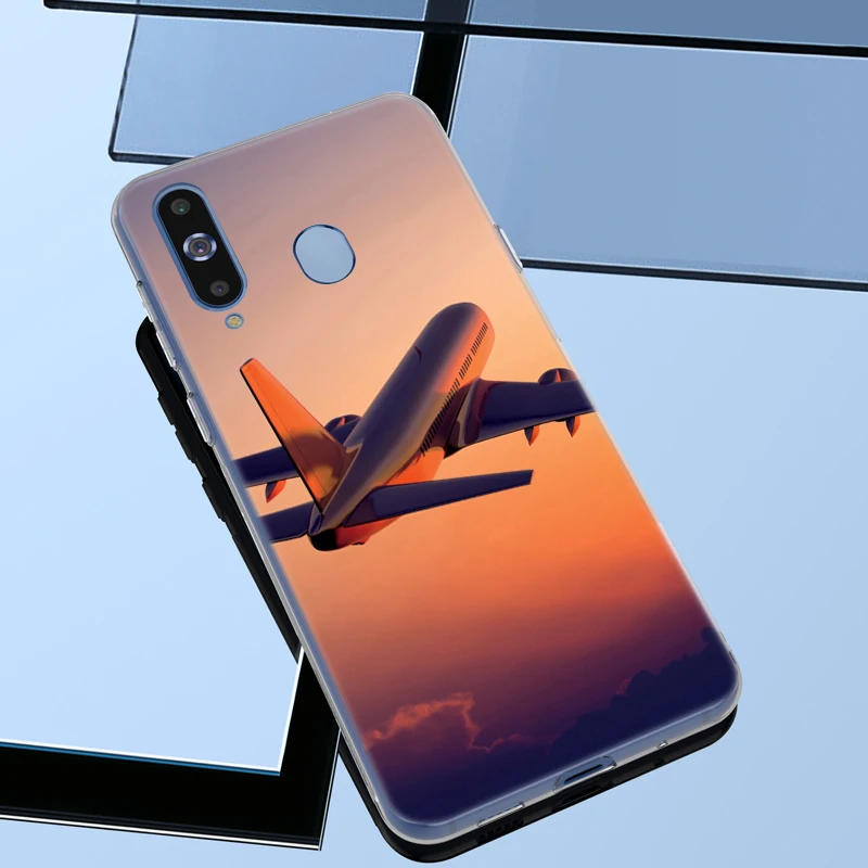 

TPU Soft Cases for Samsung Galaxy A10 A10E A20E A20s A30 A40 A50 A70 A11 A41 A51 A71 A91 Cover aircraft plane airplane aeroplane