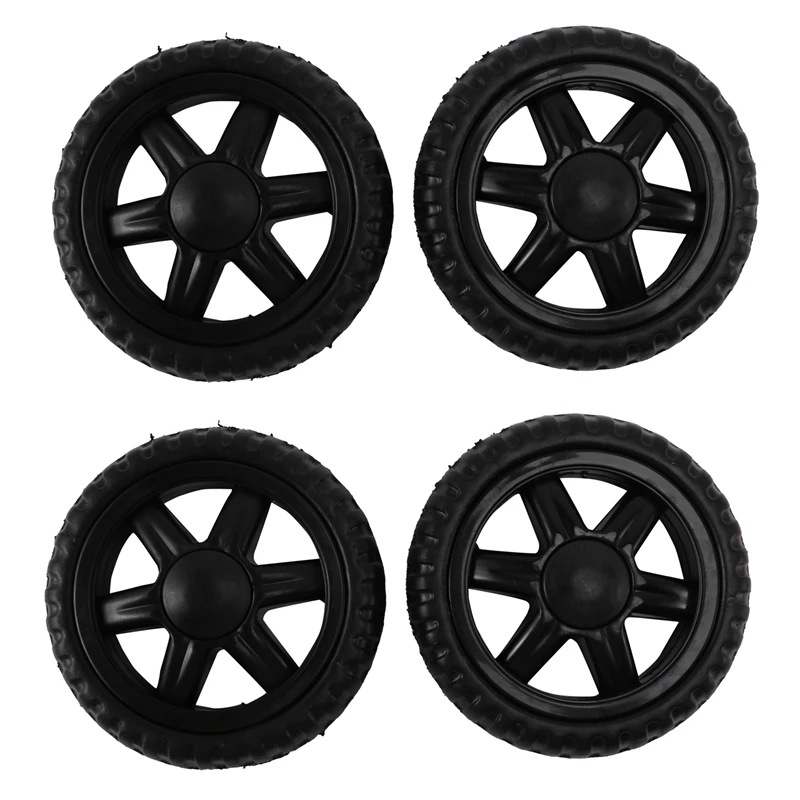 

Rubber Hot Wheel Travelling Luggage Cart - Black (4 Pieces)