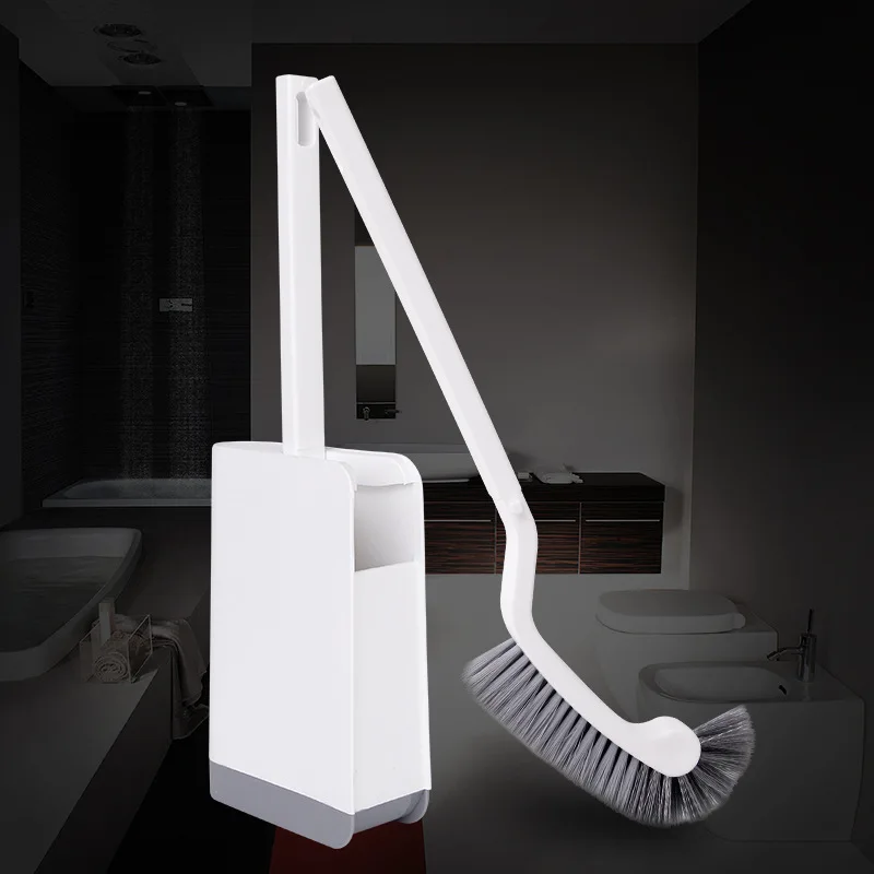 

Toilet Brush Portable Bathroom Cleaning Tools For Home Hotel Bath WC Cleaning Tools Detachable Base Toilet Brush Holder New 2021