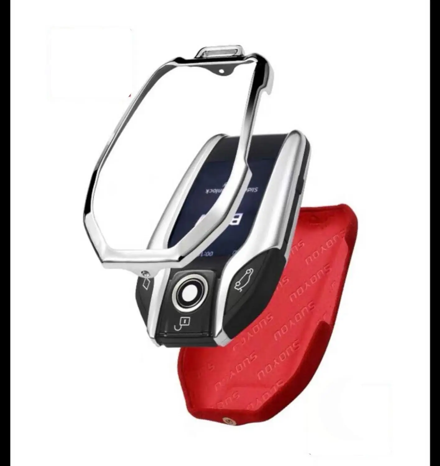 Чехол для автомобильного ключа из углеродного волокна Защитная пленка BMW 530 730 740