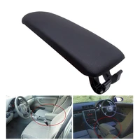 car center console arm rest storage box lid cover for audi a4 b6 b7 2002 2007 leather car armrest latch cover high quality