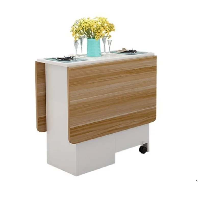 Винтажный деревянный складной столик для столовой| |