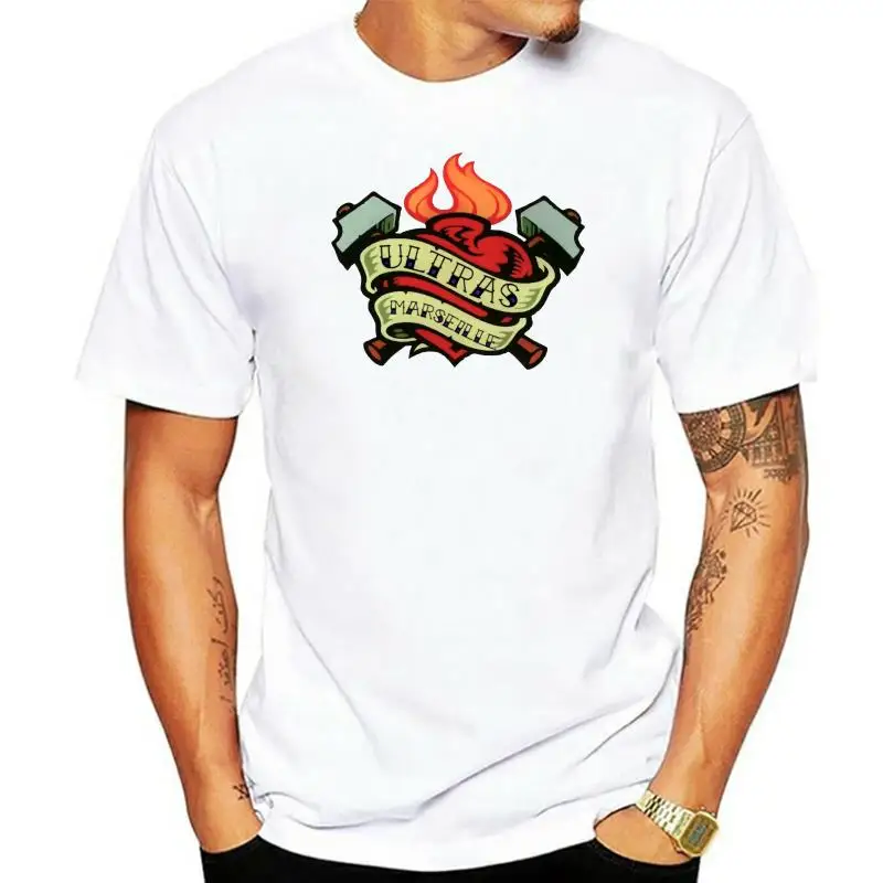 

T-SHIRT MAGLIA ULTRAS OLYMPIQUE MARSIGLIA OLYMPIQUE MARSEILLE FRANCIA S-M-L-XL