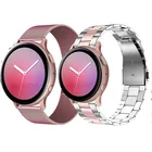 Ремешок Миланская петля 20 мм из нержавеющей стали для Samsung Galaxy Watch Active 2 44 мм 40 мм 41 мм, браслет для Huawei Watch GT2 42 мм