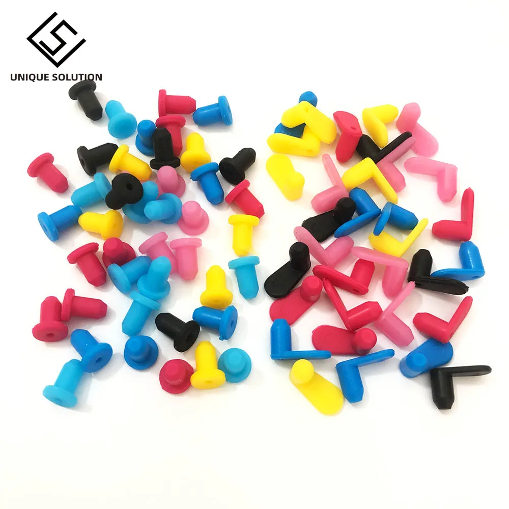 Универсальный Цветной многоразовый картридж цветная резиновая заглушка