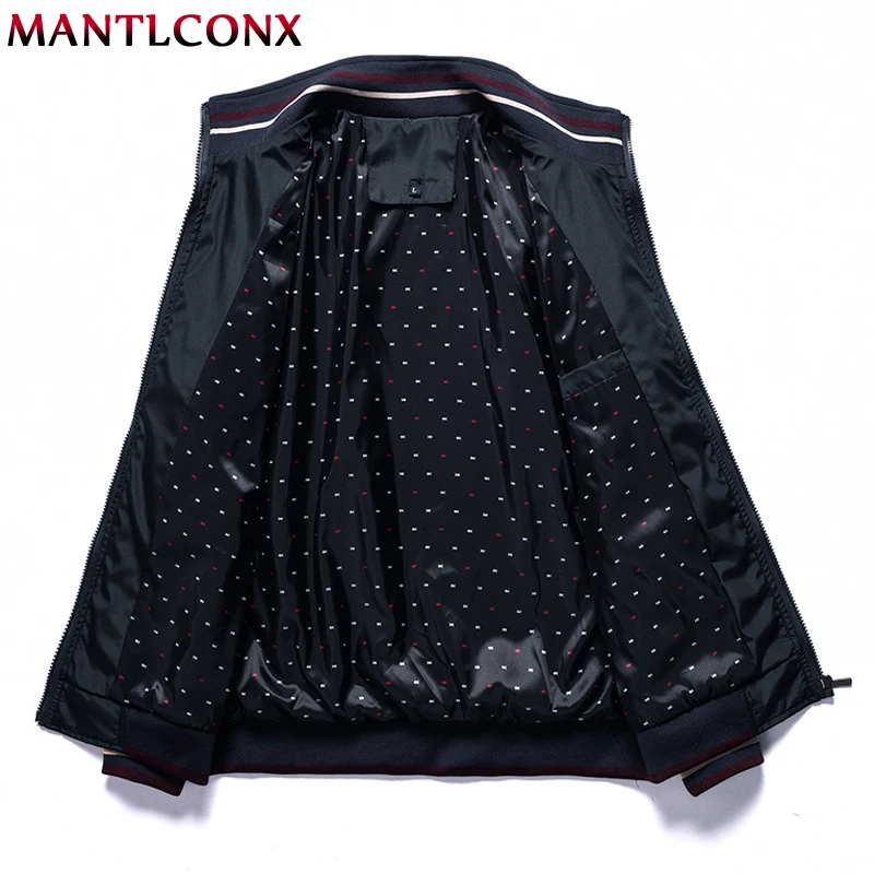 MANTLCONX новая весенняя Мужская куртка Повседневная однотонная с