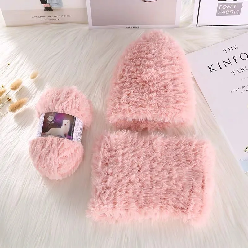 Мохер длинные волосы пряжа искусственный мех Пряжа Ремесло мягкие тканые ручной