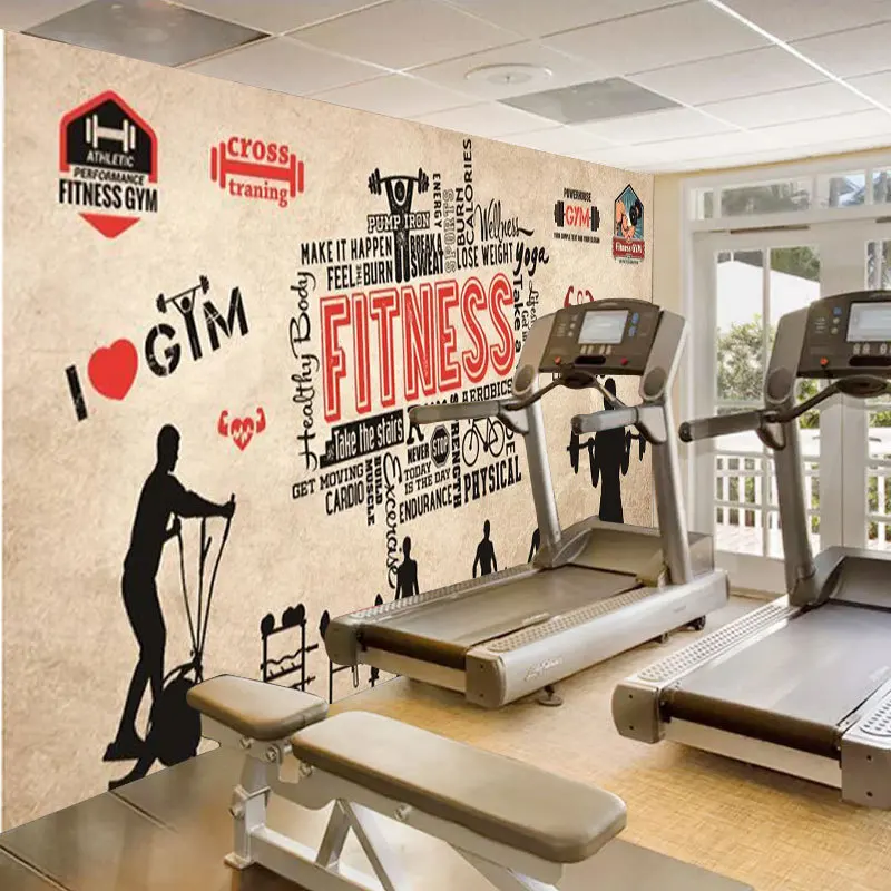 

Personality Creative Fitness Bodybuilder Gorilla 3D Wall Paper Roll Gym Bedroom Background 3D Mural Wallpaper Home Decoration