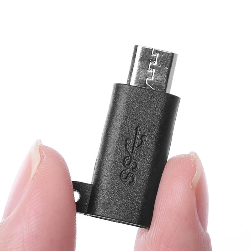 Переходник Micro USB 2.0 Type B (штекер)/USB 3.1 C (гнездо) для зарядки и передачи данных 27RA |