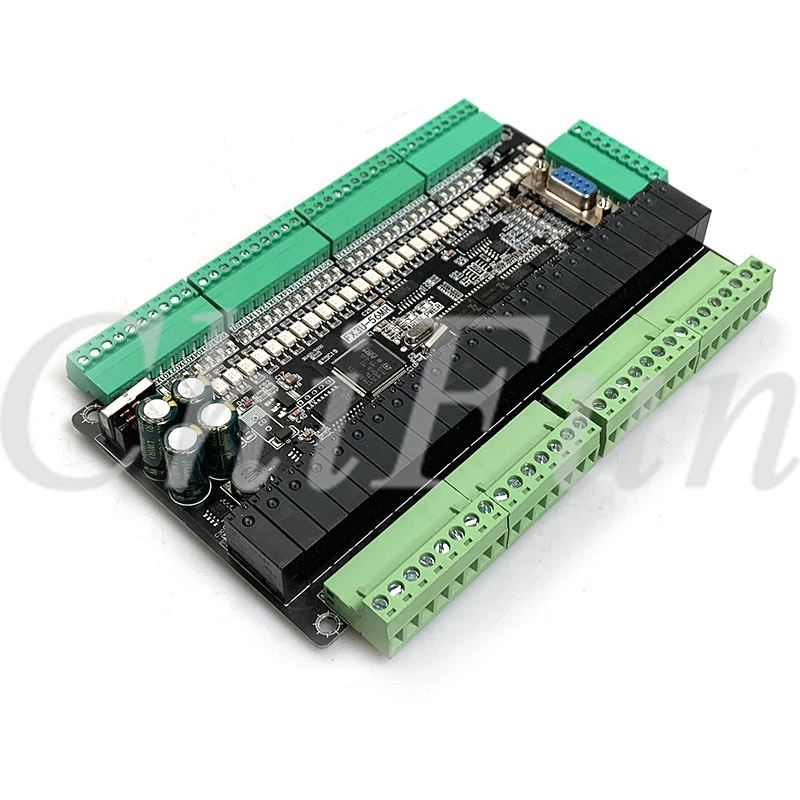 Высокая скорость FX1N FX2N FX3U 56MR/60MR 6AD 2DA 32 вход 24 релейный выход промышленная плата