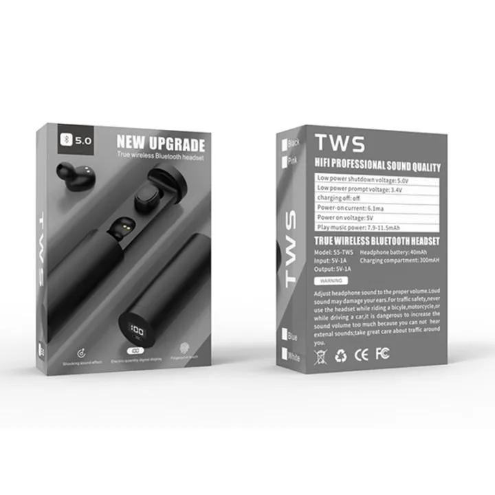 B9 наушники-вкладыши TWS с Беспроводной Bluetooth наушники 5 0 стерео Mini LED Дисплей