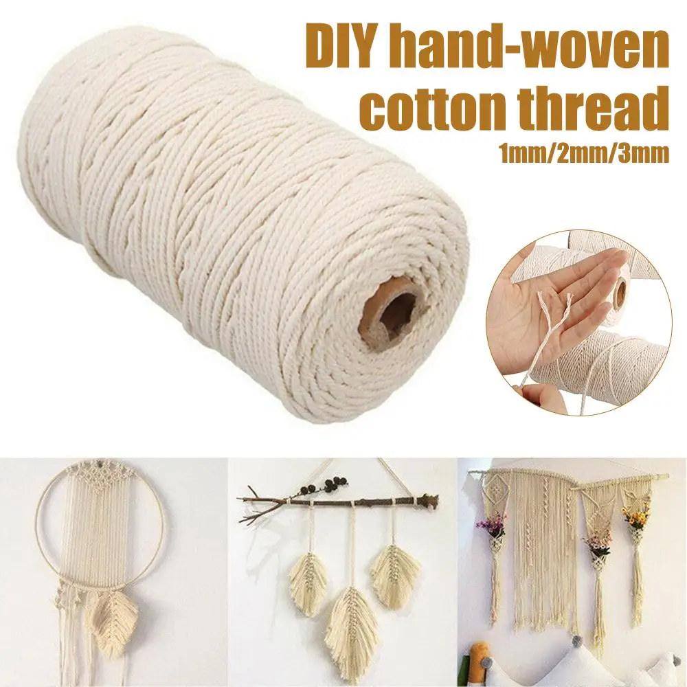 Twine String Dreamcatcher Diy Craft Cord Decoration Photo Wall Gift Box Linen Rope Home Handmade Decor Yarn Cotton | Дом и сад