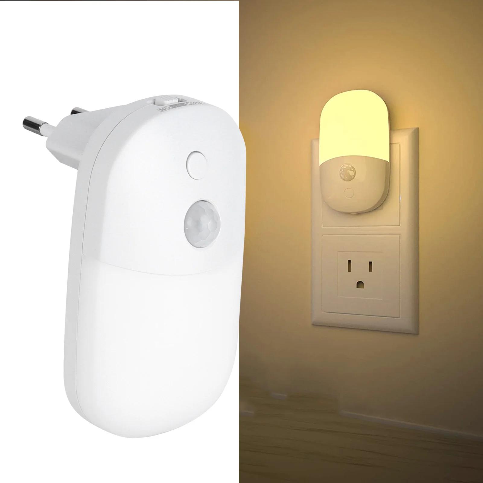 

Светодиодный ночсветильник с датчиком движения, 220 В