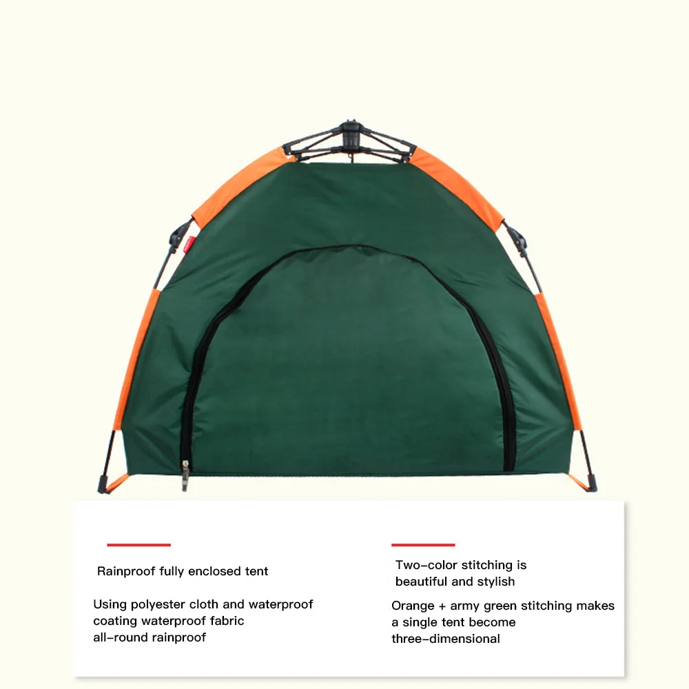 

HotPortable Dog Tent Automatic Collapsible Cat House Kennel Waterproof Dog House Foldable Pet Kennel Puppy Supplies Pet Products