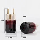 Hifi Oyaide C-079 Schuko европейская вилка европейского стандарта 24k позолоченный аудиоразъем IEC, прозрачный аудиоразъем Мама-папа