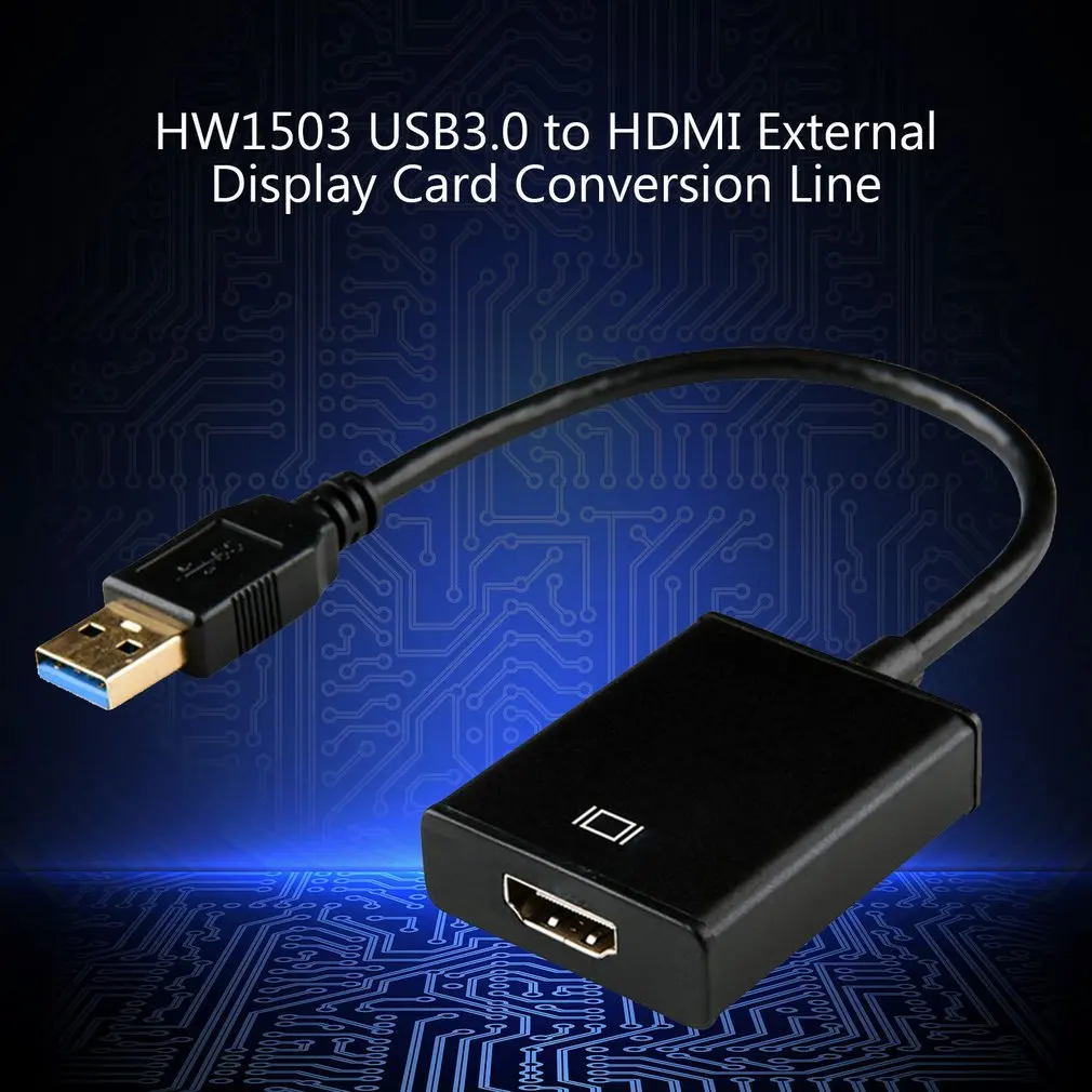 HD 1080P USB 3,0 к HDMI конвертер адаптер usb-кабель HDMI внешняя видео карта Multi touch монитор адаптер для Windows 7/8/10
