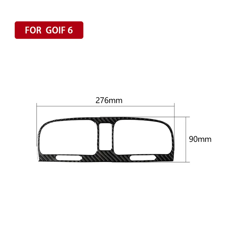 Подходит для VW Гольф 6 2008 2012 gti R MK6 scirocco 2009 2016 автомобильные аксессуары углеродное