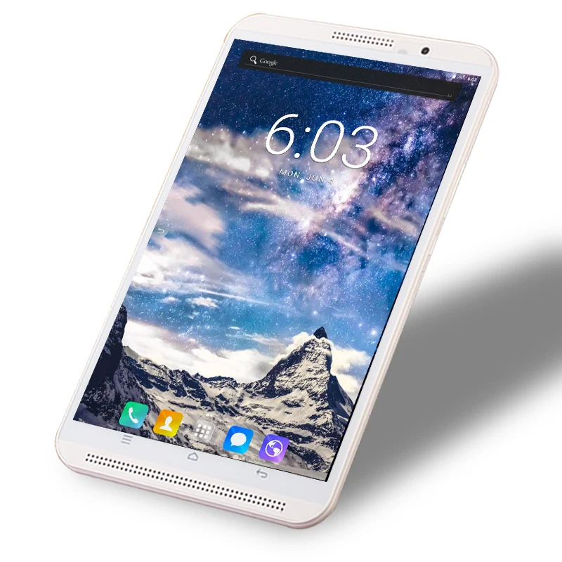 8 дюймовый планшет с четырёхъядерным процессором ОЗУ 2 Гб ПЗУ 16 Android 7 0 3G 4G