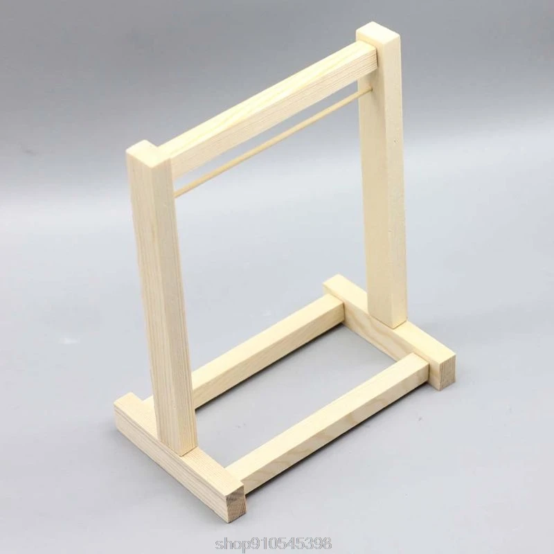 

Doll Wooden Clothes Rack Garment Organizer Hangers for Dolls Handbag Clothes Hats Scarf Holder O22 20 Dropshipping