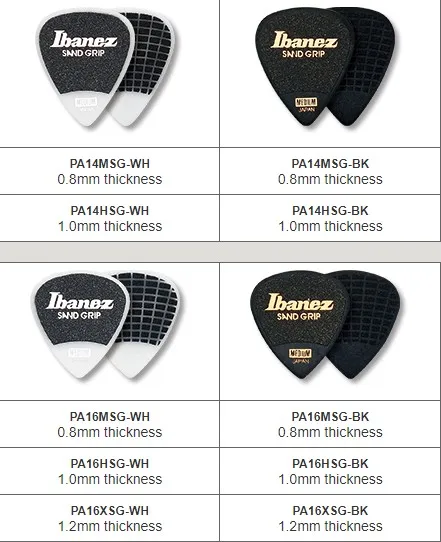 Ibanez Grip Wizard серия Sand Grip Plectrum электрическая акустическая гитара pick, 1 шт. Сделано в Японии