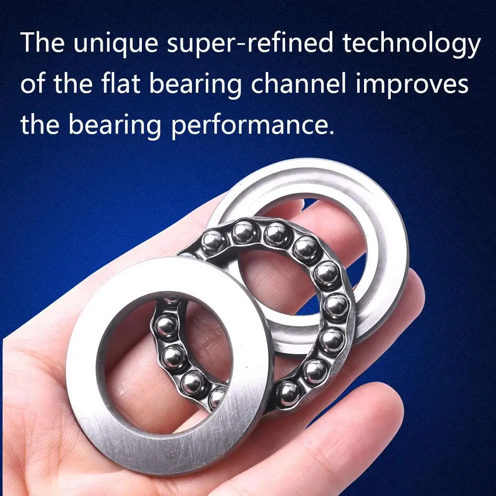 1 шт. Высокоточный миниатюрный упорный шариковый подшипник металлический осевой