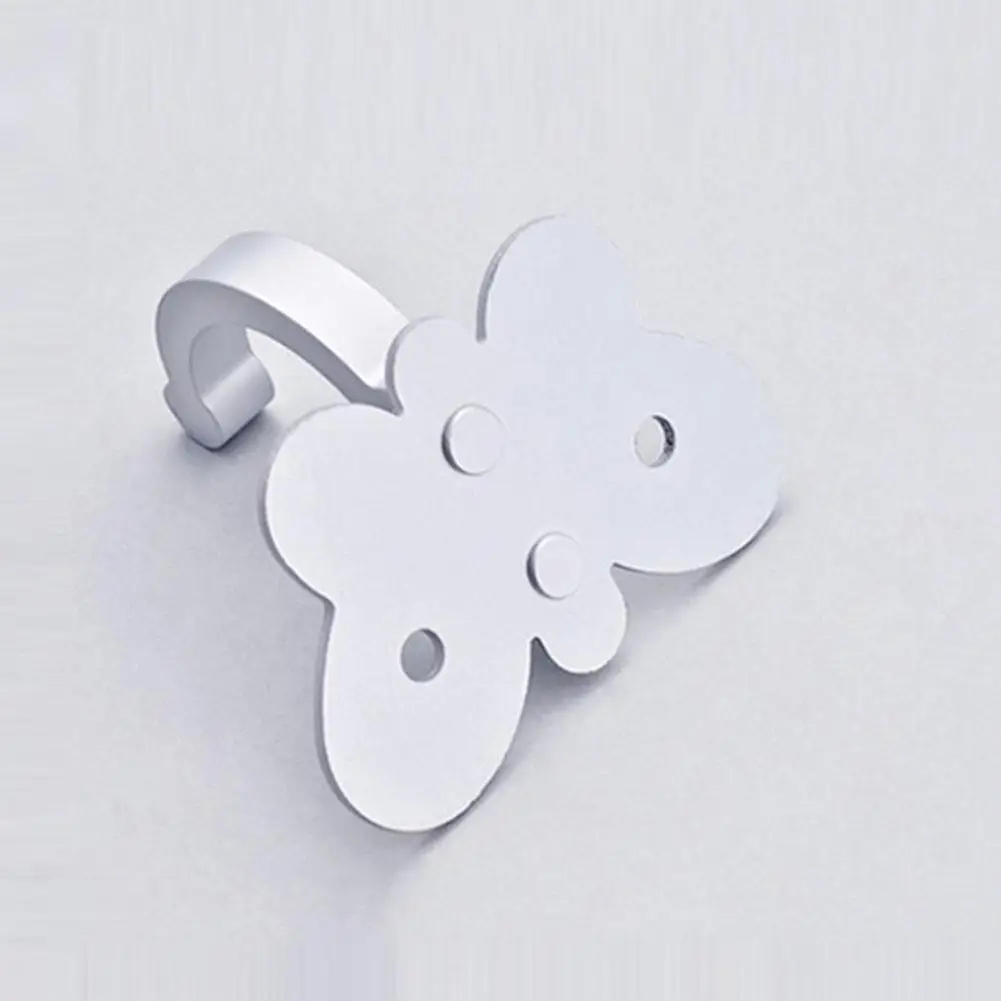 1 шт. алюминиевый крюк для ванной комнаты настенные крючки в форме бабочки кухни
