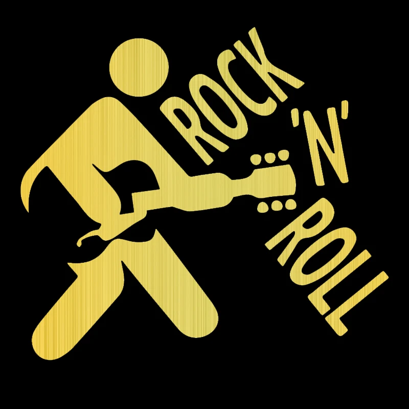 

S51763# Various Sizes/Colors Car Stickers Vinyl Decal RockNRoll 2 Motorcycle Decorative Accessories Creative