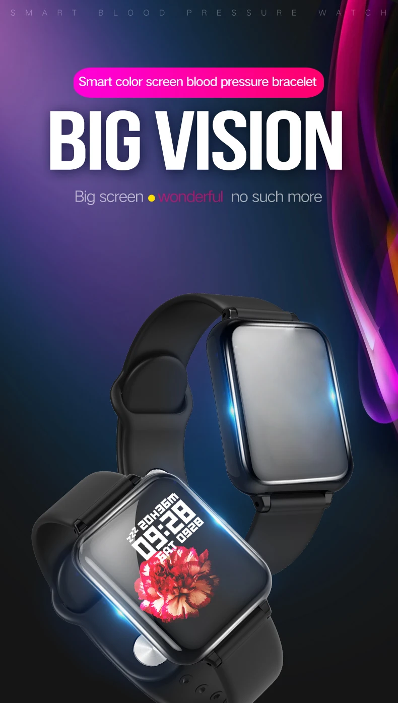 Хит, умные часы, пульсометр, кровяное давление, Bluetooth, умные часы, фитнес-браслет, 25 дней в режиме ожидания, для телефона Apple Android