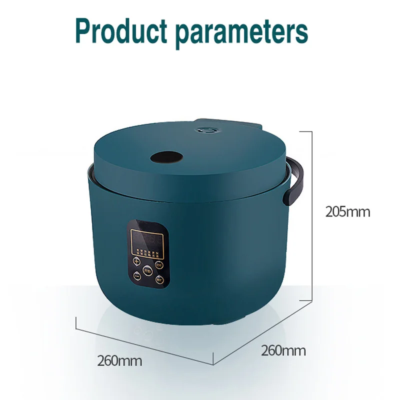 

3L Mini Electric Rice Cooker Intelligent Automatic Household Kitchen Cooker 1-4 People Small Smart Appliances Cooking Tools